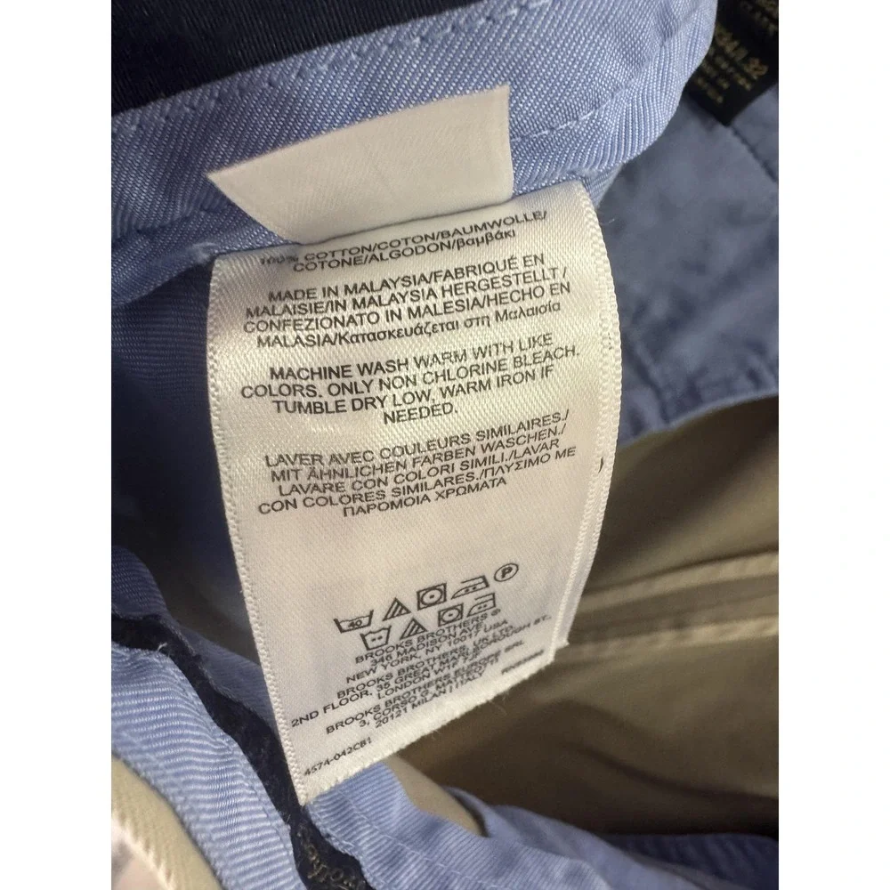 Brooks Brothers Pants Mens 34x32 Beige Clark Lightweight Advantage Chino Classic